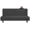 Easy-Going Stretch Futon Slipcover Armless Futon Bed Cover Furniture Protector