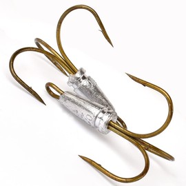 Large Fishing Hooks Weighted Hooks Treble Hook Snagging Hooks(6/0 8/0 10/0 12/0 14/0 16/0) (10/0-2pcs)