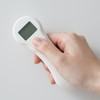 Pearl Metal Non-contact Infrared Cooking Thermometer, Touch-free, White, Measurement HAKARI