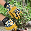 OIZEN Cowhide Leather Thorn Proof & Puncture Resistant Gardening Gloves