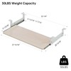 EUREKA ERGONOMIC Adjustable Keyboard Tray Under Desk, 28x11 Inch Large