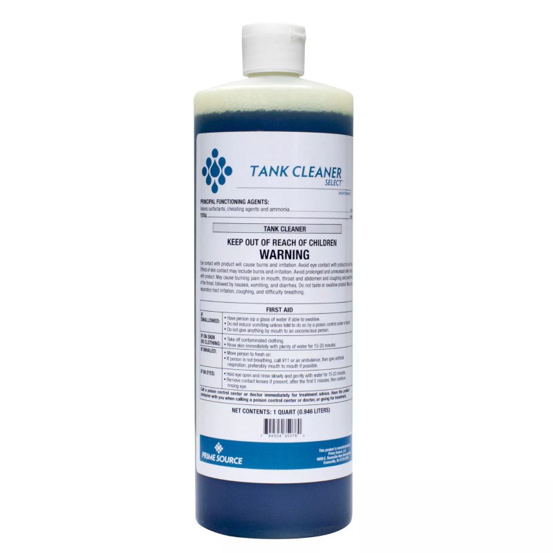 Prime Source Tank Cleaner Select for Cleaning Residues From Spray