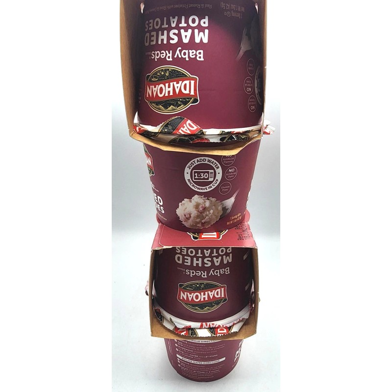 Idahoan Baby Reds Instant Mashed Potatoes Single Serve 2 Bx