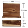 Resafy Large Magnetic Knife Holder,Acacia Wooden Magnetic Knife Block 12.5X10