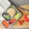 EcoCocoon Bento Lunch Boxes - 5 Compartment, Emerald Green
