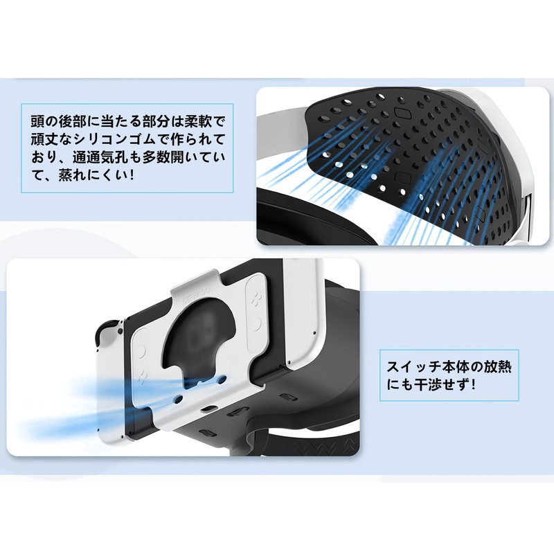 SHEAWA for Switch/OLED Model, VR Goggles, Headset, Interpupillary Distance/Focal Length
