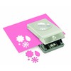EK tools Flowers and Leaves Punch, Large, New Package