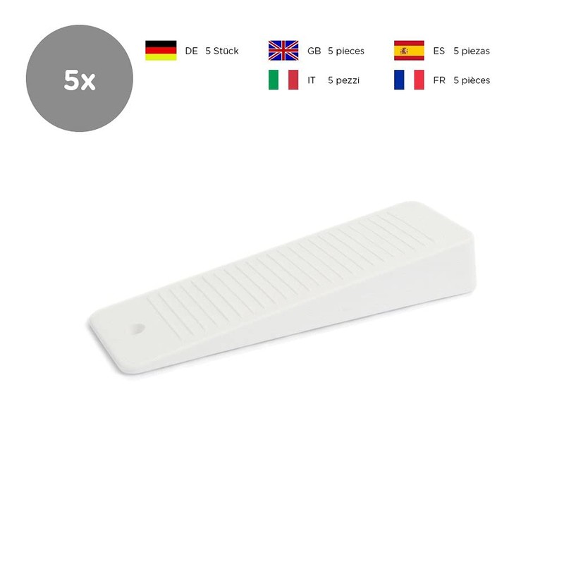 5 x Sossai® Door Wedge | TSK95 | Door Stopper