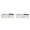 Eyebrow Powder Stamp Kit with 2Pcs Brushes 20Pcs Stencils Long