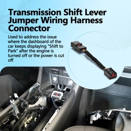 84733196 Transmission Shift Lever Jumper Wiring Harness Connector Compatible with Chevy Volt 2016-2019, Malibu 2016-2019, Blazer 2019-2019, GMC Acadia 2017-2019 Shift to Park Fix Wire Pigtail Plug