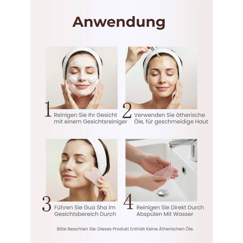 Gua Sha Gesichtswerkzeuge, Guasha Werkzeug für Gesicht Akupunkturtherapie Triggerpunkt Behandlung