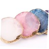 Minkissy 1pc Resin Manicure Palette Agate Display Plate for Nail