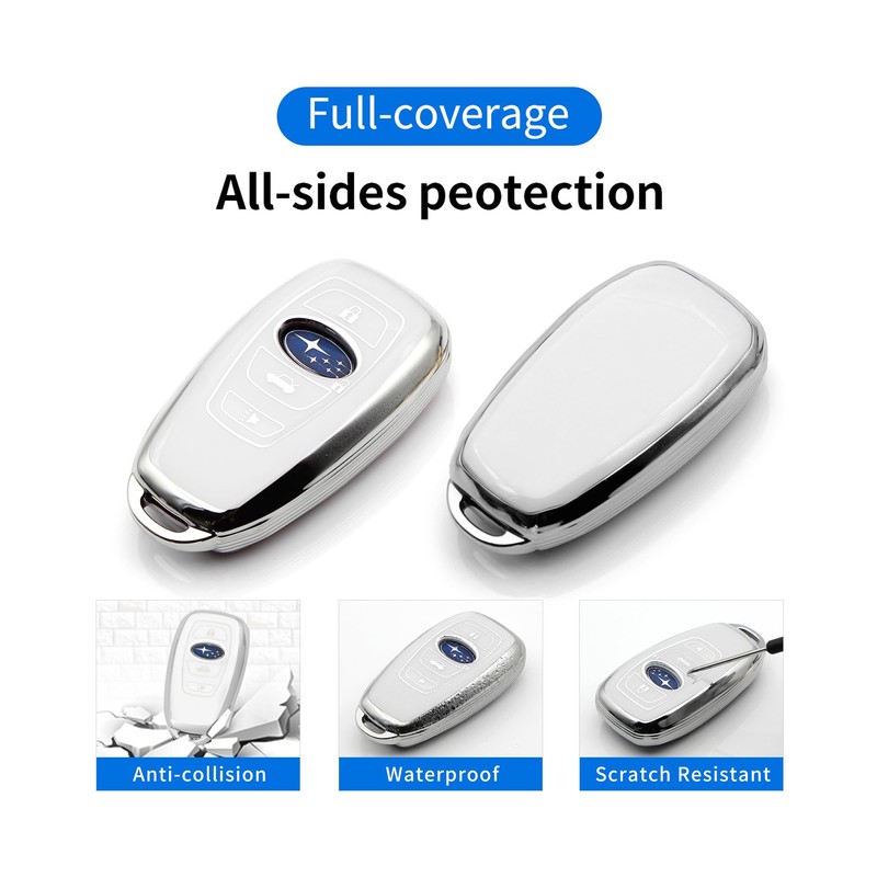 HAOYOUMEI Advanced Soft TPU 4-Buttons Key Cover is Compatible with