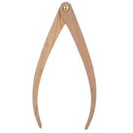 Clay Measuring Tool, Bent Legs, Wooden Tongs, Clay Ceramic Measuring Tools for Dosing or Measuring Ceramic (10 Inches)