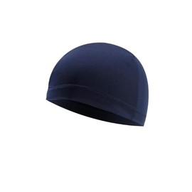 Ewanda store Helmet Skull Caps Sport Cycling Sweat Wicking Helmet Liner Quick Dry Running Hat for Men and Women(Navy Blue)