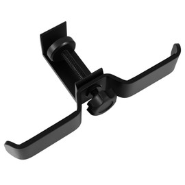 KONTONTY Headphone Stand Hanger Rotation Under Desk Hook for Gaming Headsets and Earphones Space-Saving Design Pads for Stability and Protection