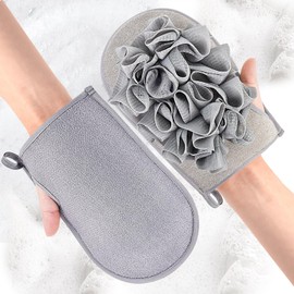 【New Upgrade】 Extra Large 2 Packs Bath Sponge, Sponge Loofah Body Scrubber, Shower Pouf Cleaning Loofah Sponge, Shower Use Sponge for Body Wash Bathroom, More Suitable for Men