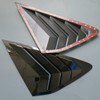 ZiWen 2X Sport Style Quarter Window Scoops Louvers for Honda