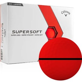 Callaway Golf 2023 Supersoft Matte Red AlignXL Golf Balls