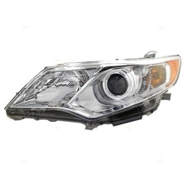 12-13 Toyota Camry Headlamp Assembly With Chrome Bezel Left Replace the following part number TO2502211, 8115006470, 114-51503L
