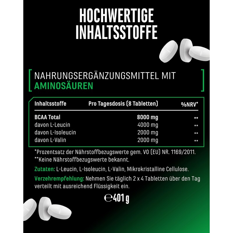 Gen German Elite Nutrition BCAA 2:1:1 Ultra Tabs - 365