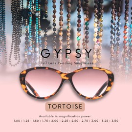 proSPORT Reader Sunglasses +2.25Tortoise 2 Pairs NOT BIFOCAL Cat Eye Frame Full Reading Smoke Lens for Women
