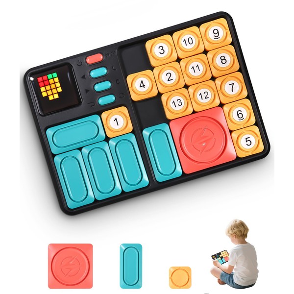 Super Slide Puzzle Handheld Thinking Game, Magnetic Logic Training Slide