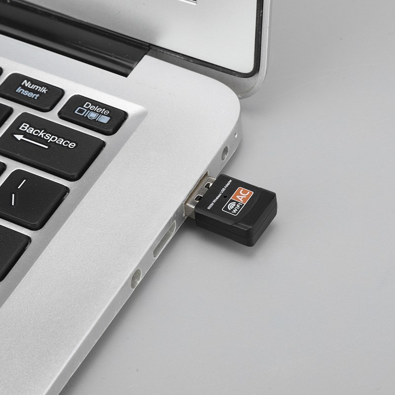 Dual Band 802.11AC 600M Wireless Network Card USB WiFi Adapter