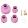 Ceramic Welding Cup Set Alumina Torch Gas Lens Kit Industrial