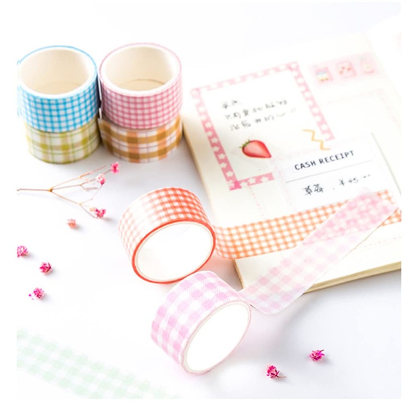 MinniLove Masking Tape, Washi Paper, 16 Types, Sticker Tape, Cute,