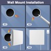 Bathroom Exhaust Fan,6 Inch Small Compact Window Exhaust Fan,Wall Mount