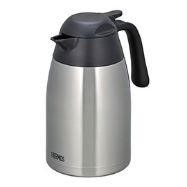 Thermos Home Stainless Pot 0.6 gal (2 L) Stainless Black TH-2000 SBK