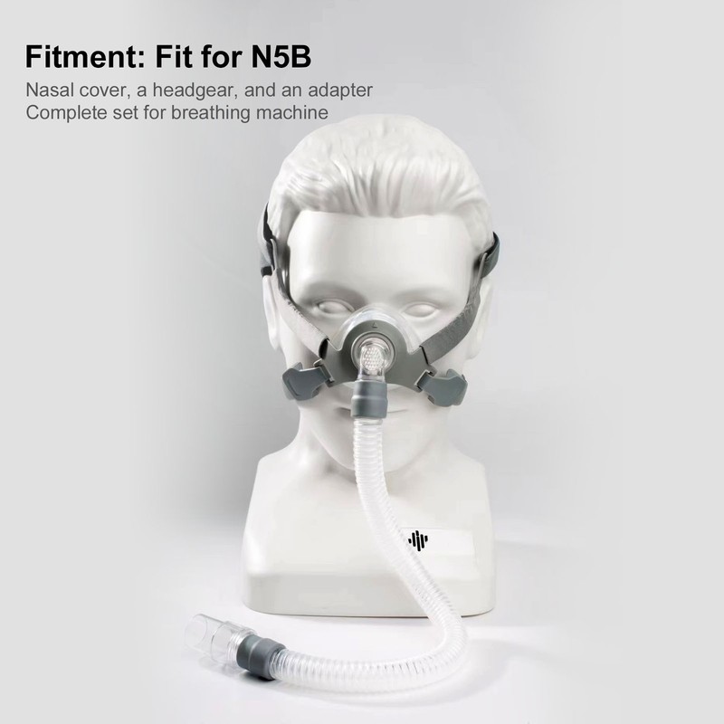 Breathing Machine Nasal Cover 360 Degrees Rotation Adapter Nose Cover