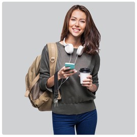 Fishent Stretchy Key Chain, Cute Keychain Wristlet, Upgraded Woven Wrist Lanyard for Keys, Key Chains for Women Men Car Keys ID Badges Card Wallet Phone (Black)