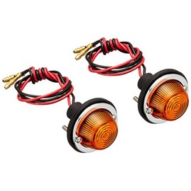 Kijima 219-5060 Motorcycle Turn Signal Lamp DUT Cowl Amber, 12v10w, Set of 2