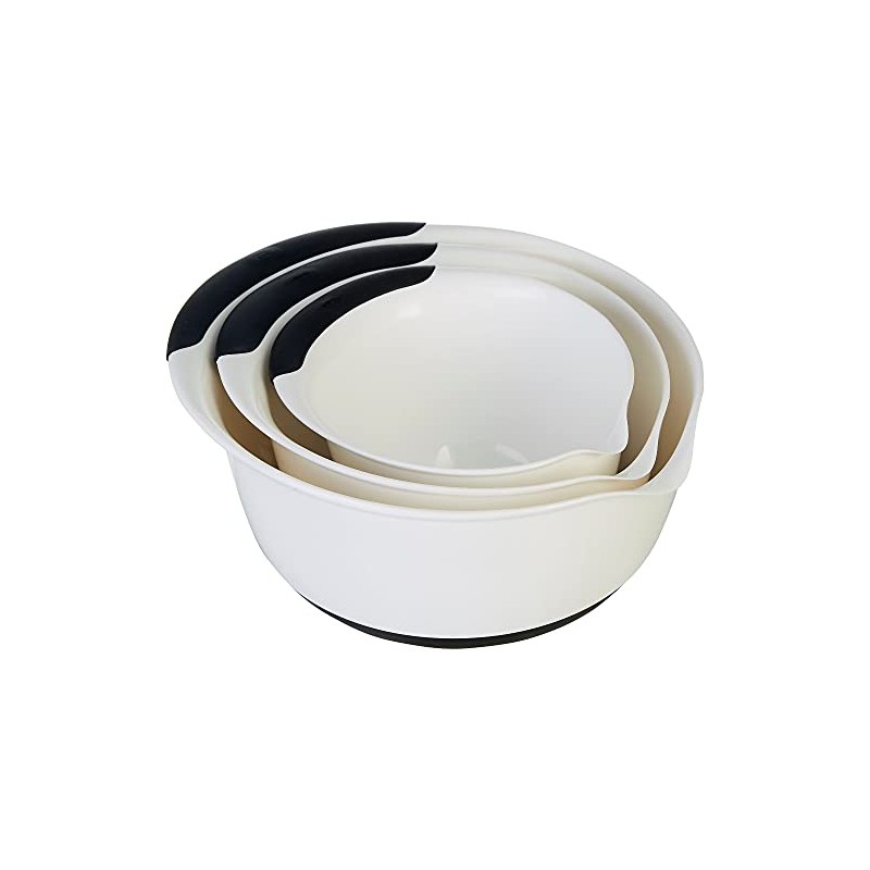 OXO 3 Piece Mixing Bowl Set Plastic Asst, 3 EA
