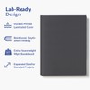 Vela Sciences E7-D Expanded Hardcover Lab Notebook, 9.25 x 11.75