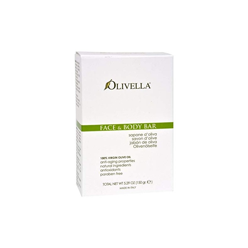 Bar Soap 100% Virgin Olive Oil Face & Body Olivella