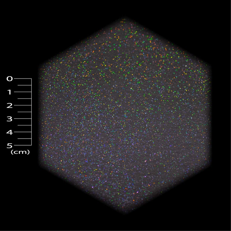 DIY MASTER Smoke Rainbow Glitter Flakes, 0.008 inches (0.2 mm),