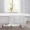 Laura Ashley Cotton Bath Rug, White, 21x34 in