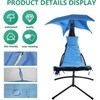 Outdoor Hanging Lounge Chair Replacement Cushion Cover and Umbrella Fabric,
