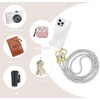 Miewenmogu Crystal Phone Lanyard for Women Sparkling Crossbody Phone Strap