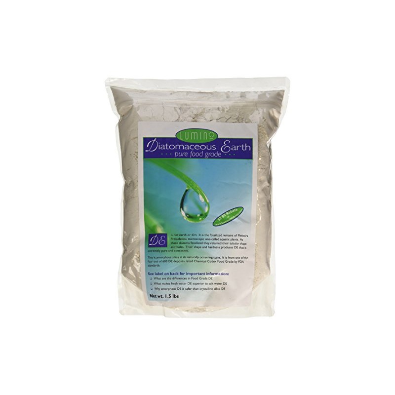 Lumino Home Food Grade Diatomaceous Earth, Pure, 1.5 Pound