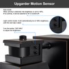 TITOSICHY Porch Lights with GFCI Outlet,Dusk to Dawn Motion Sensor