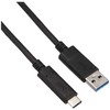 エレコム USBケーブル 充電・データ転送用 USB3.1 Standard-A&Type-C USB3.1 iPhone15対応 最大15W(5V/3A)の充電 最大10Gbpsのデータ転送 1m ブラック USB3-AC10NBK