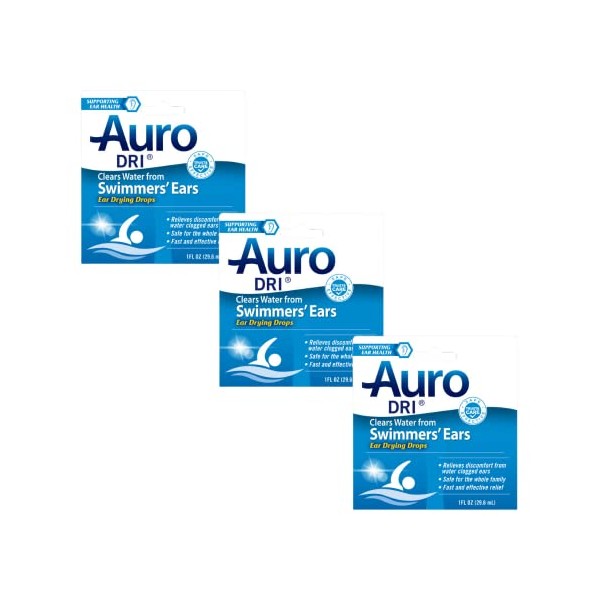Auro-DRI Auro-Dri Ear Water-Drying Aid 1 oz (Pack of 3)