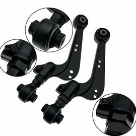 Pair Left & Right Adjustable Rear Alignment Camber Arms Kit Compatible with Toyota RAV4 2006-2018 Lexus NX 2015-2020