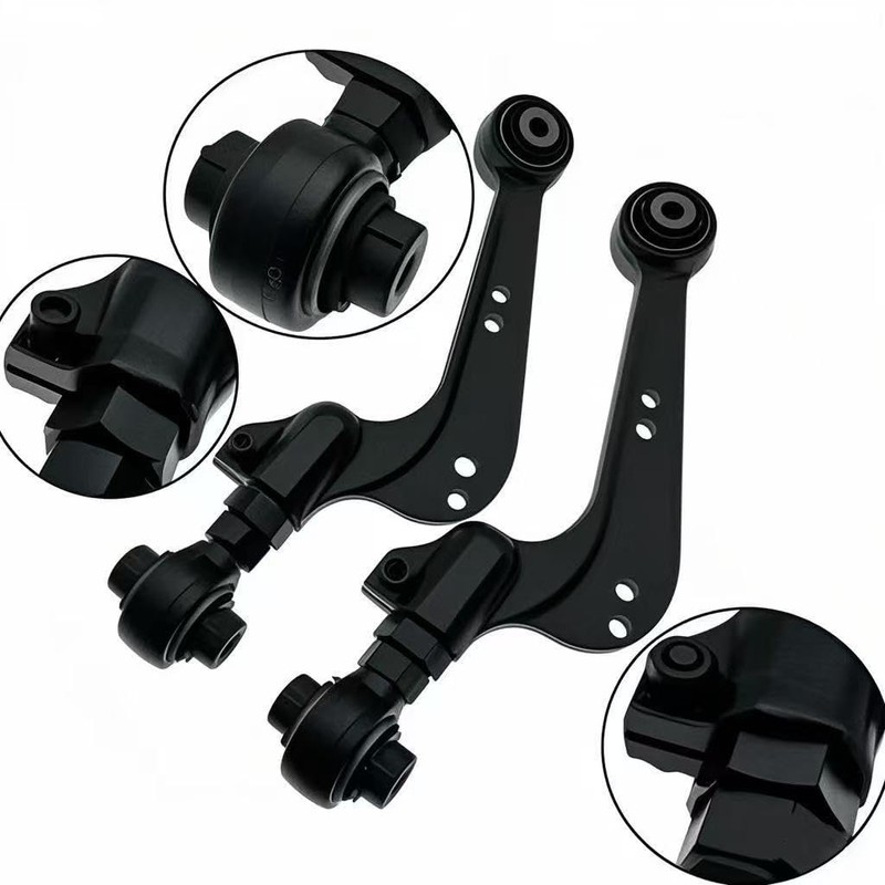 Pair Left & Right Adjustable Rear Alignment Camber Arms Kit