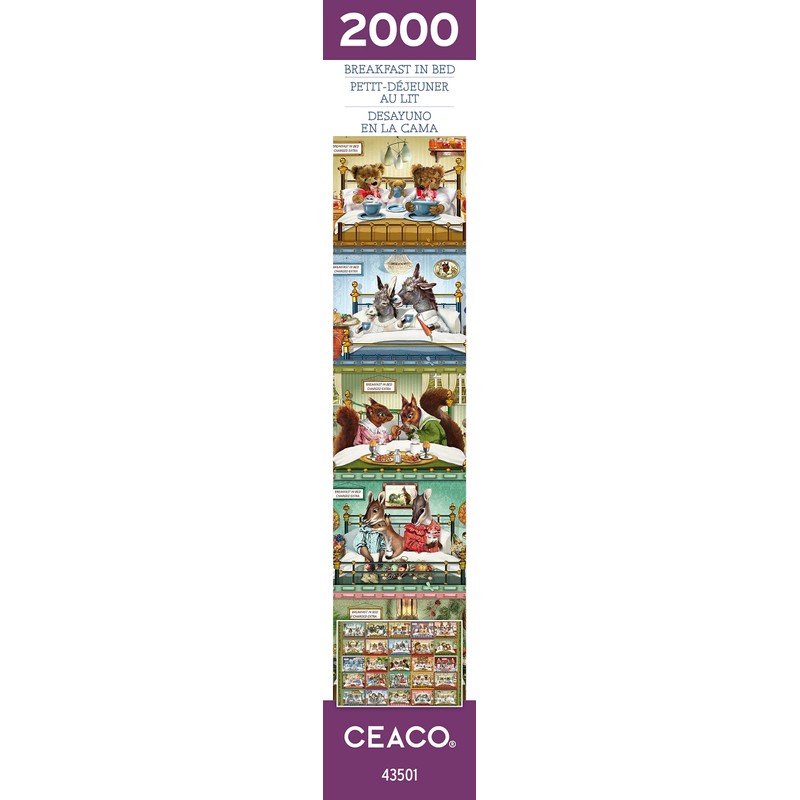 Ceaco - Breakfast in Bed - 2000 Piece Jigsaw Puzzle