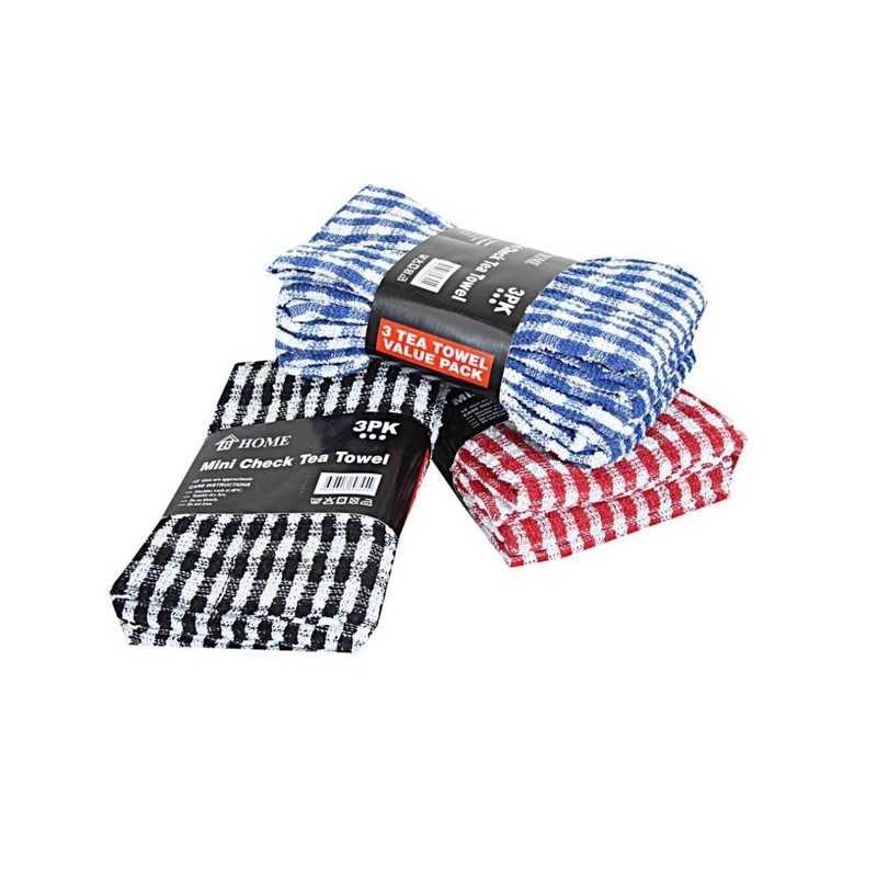 Vision Textiles Tea Towels Kitchen Towel Terry 100% Cotton Soft